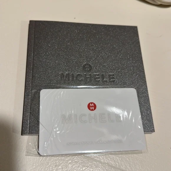 MICHELE Ladies Deco Mother of Pearl Dial Chronograph Stainless Steel - Picture 9 of 14